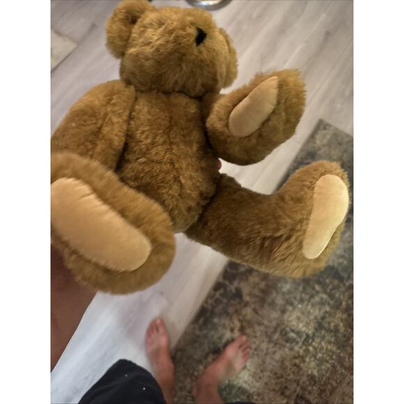 Vintage The Vermont Teddy Bear Company Double Jointed Brown Plush Toy Doll - Picture 3 of 7